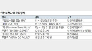 [인천판/문화가]인천부천지역 문화행사