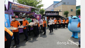 하이트진로, 올해 ‘감사의 간식차’ 행사 마무리…6개월간 30개 소방서 방문