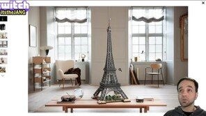 1만1개 조각으로 만든 149cm 에펠탑…역대 가장 높은 레고 세트