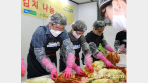 농협, 임직원 나눔장터 수익금으로 사랑의 김장김치 나눔