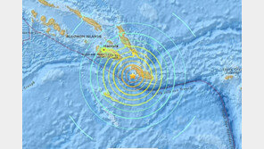 남태평양 솔로몬제도서 규모 7.3 강진…“쓰나미 경보”