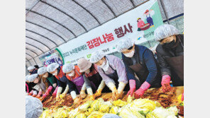 친환경 배추 재배해 소외계층에 김장김치 전달