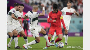 손흥민, 포르투갈전 가랑이 패스…베스트 어시스트 선정