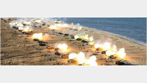 北, 또 ‘9·19 완충해역’에 90여발 포격…한미훈련 빌미 연이틀 도발