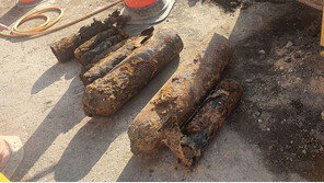 부산 아파트 공사현장서 105㎜ 포탄 5발 발견…군 당국 수거