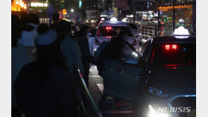 정부, 11월 심야시간 택시 배차성공률 36%…전월보다 9%↑