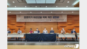 환경부, 멸종위기 야생동물 282종으로 개정…매는 1→2급 추락