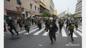 혼란의 페루, 시위 이어져…볼루아르테 대통령 ‘조기 선거’ 시사