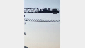 “밀린 임금 달라”…대구 건설 노동자 타워크레인 농성