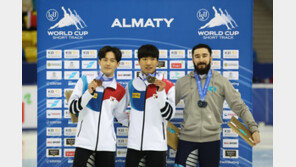 김태성, 쇼트트랙 월드컵 3차 대회 500m에서 깜짝 ‘금메달’