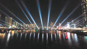 울산교서 25일까지 ‘무빙 라이트쇼’ 시범운영