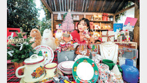 “크리스마스 시즌 상품 구경하세요”