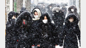 서울 오후 시간당 최대 3㎝ 거세진 눈발…대설특보 확대 가능성