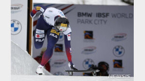 정승기, 스켈레톤 월드컵 3차 대회서 동메달 획득