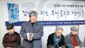 “김지하, 다시 지상으로 올라와야”