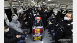 오세훈, 전장연에 제안…“예산 처리까지 시위 멈춰달라”