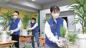 초등학교에 ‘교실 숲’ 만들어 친환경 학습 환경 조성