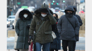 아침 최저 -19도 맹추위…서울 -14~-9도, 부산 -6~1도