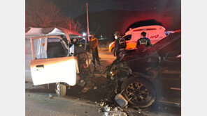 경주 국도서 역주행 경승합차, SUV 충돌…1명 숨지고 6명 경상