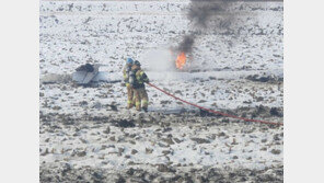 “‘쾅’ 하더니 검은 연기 치솟아”…초교·민가 사이 전투기 추락 ‘아찔’