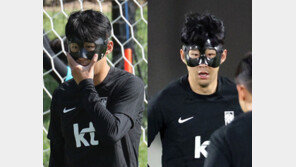 손흥민 마스크, EPL에선 ‘7번 스티커’ 다시 붙었다