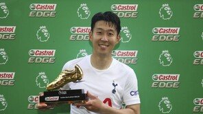 손흥민 ‘올해 EPL 최다 골’ 3위…지난 시즌 득점왕 과시