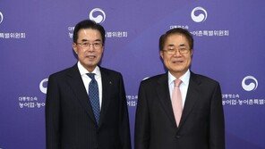 이성희 농협중앙회장, 농특위원장 방문해 현안 논의