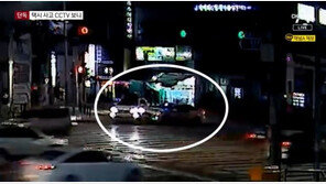 ‘옷장 택시기사’ 유인 장면 CCTV 포착…접촉사고 영상 보니