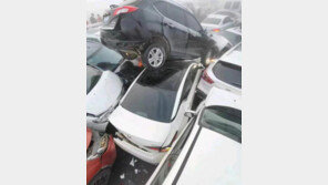 中 도로서 차량 200대 연쇄 추돌…사고 현장 ‘아수라장’