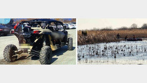 ‘보이는112’로 구조했다, 오프로드차 타고 늪에 빠진 셋