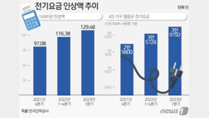전기요금 인상 향후 4년 이어진다…‘요금 현실화’ 드라이브
