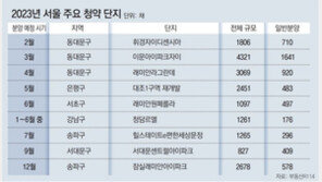 규제 풀린 서울, 올해 3만2083채 분양