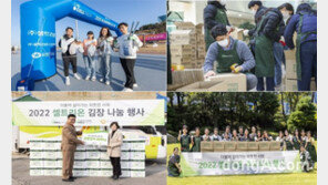 셀트리온그룹, 2022년 소외계층에 14억원 지원… “사회공헌활동 지속 확대할 것”