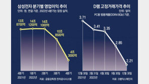 “상반기 반도체 적자 우려”… 삼성전자, 글로벌 IT불황에 타격