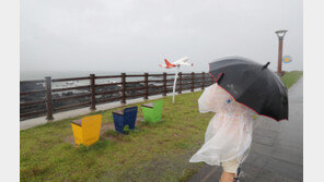 ‘호우경보’ 한라산 259.5㎜ 폭우…탐방로 전면 통제