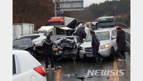 도로 위 암살자 ‘블랙아이스’…“아이들 타고 있었으면 끔찍”