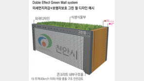 환경-안전 둘 다 지키는 ‘그린 월 시스템’ 