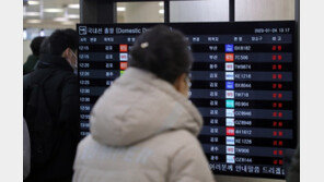 “공항서 이틀째 대기” 하늘길-바다길 모두 끊긴 제주…4.3만명 발 묶여