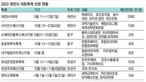대전시, 올해 대표 축제 8개 선정… 자치구별 3억원 지원해 축제 경쟁력 확보 