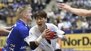 韓남자핸드볼, 북마케도니아에 패배…28위로 마감