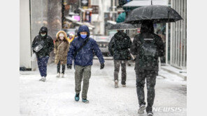 [날씨]토요일 전국 곳곳에 눈…아침 최저기온 -18도
