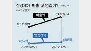 삼성SDI, 전기차 배터리 훈풍에 年매출 20조 시대 