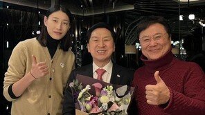 ‘김연경·남진 사진’ 논란…김기현 측 “동의얻어” 安 “총선이면 망해”