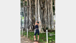 유이, 감탄만 나오는 레깅스핏…하와이서 뽐낸 완벽 몸매