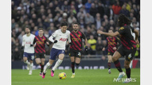 맨시티 수비 위협한 ‘종횡무진’ 손흥민…평점 6~8점대