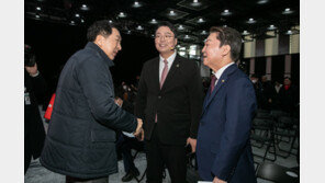 與 전대후보 비전 발표…김기현 “당정조화” 안철수 “수도권 탈환‘