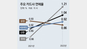 카드도 증권도 ‘연체율 경고등’… 금융권 “불황 겹치면 부실 우려”