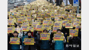 유치원 교사들 “교육현장 혼란 가중… 유보통합 철회하라” 