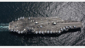 美, 남중국해서 핵항모 동원 원정타격 훈련