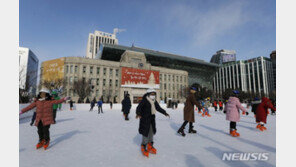 3년 만에 돌아온 서울광장 스케이트장 폐장…14만명 이용